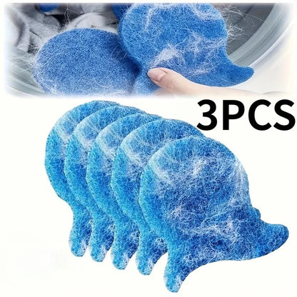 1/2/3Pcs Laundry Pet Hair Remover,Pet Hair Removal Balls for Washing Machines, Reusable Hair and Lint Catchers.