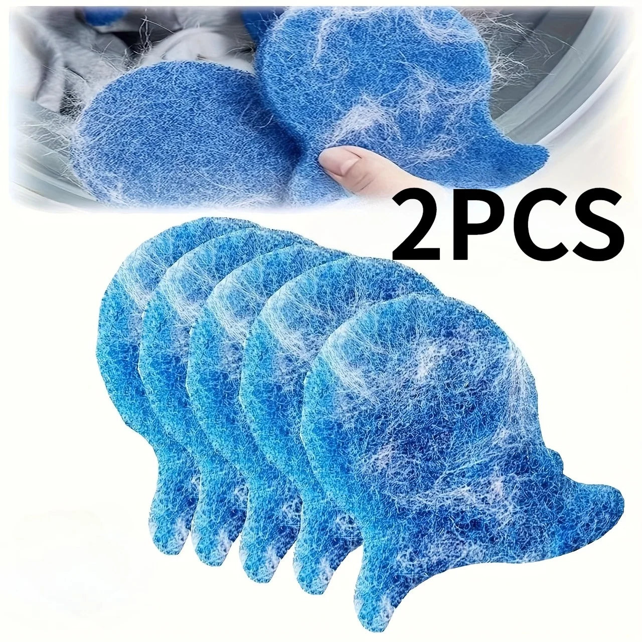 1/2/3Pcs Laundry Pet Hair Remover,Pet Hair Removal Balls for Washing Machines, Reusable Hair and Lint Catchers.