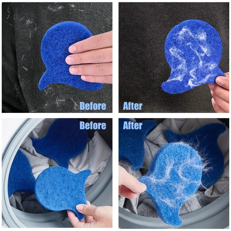 1/2/3Pcs Laundry Pet Hair Remover,Pet Hair Removal Balls for Washing Machines, Reusable Hair and Lint Catchers.