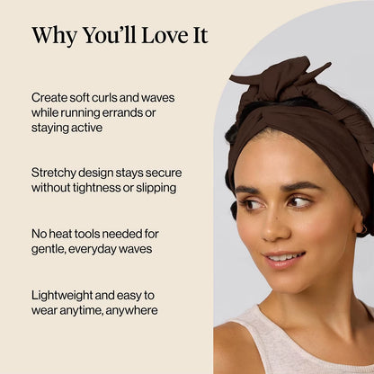 Heatless Curls Headband Soft No Heat Hair Styling Tool Long Ribbon Curling Rod for Women Hair Tools