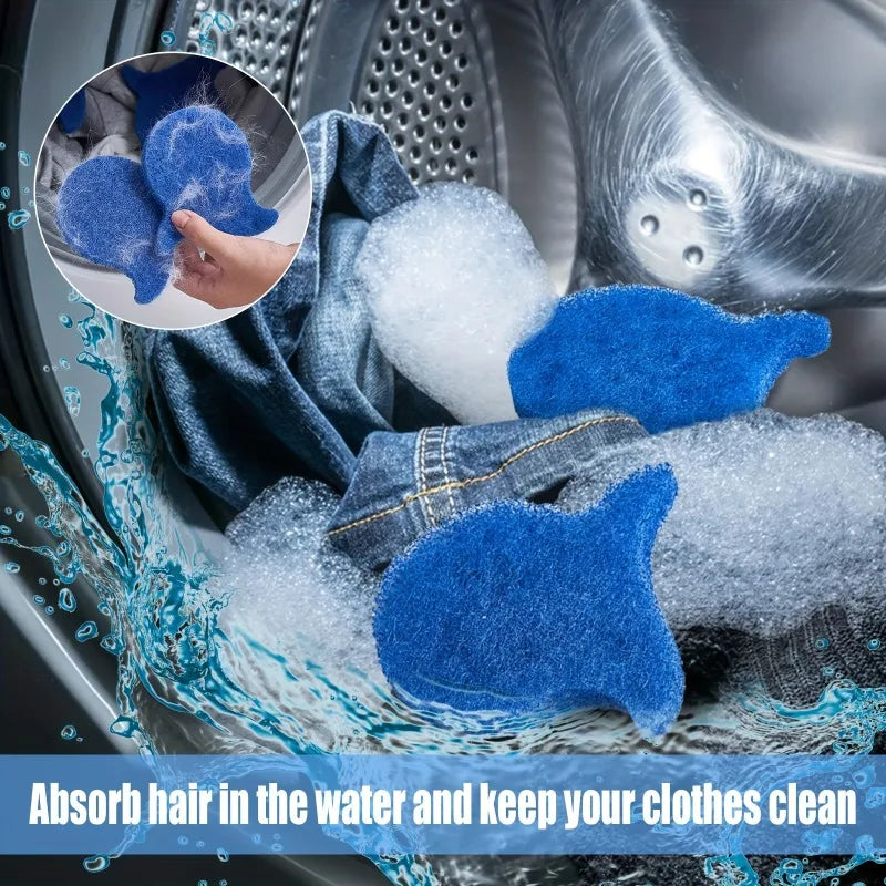 1/2/3Pcs Laundry Pet Hair Remover,Pet Hair Removal Balls for Washing Machines, Reusable Hair and Lint Catchers.