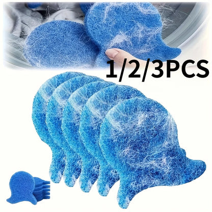 1/2/3Pcs Laundry Pet Hair Remover,Pet Hair Removal Balls for Washing Machines, Reusable Hair and Lint Catchers.