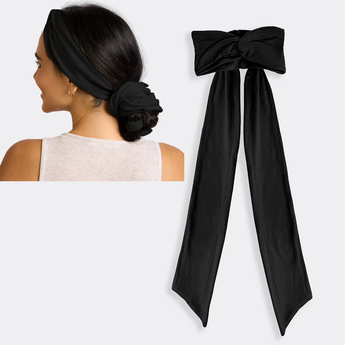 Heatless Curls Headband Soft No Heat Hair Styling Tool Long Ribbon Curling Rod for Women Hair Tools