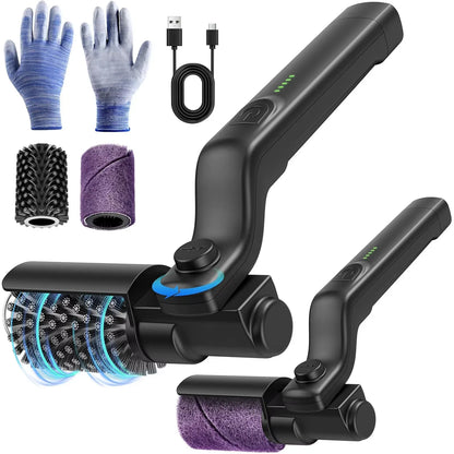 Electric Grill Brush 2 in 1 Cordless Rechargeable Grill Cleaning Brush Stainless Steel Brush Head 3-Speed Power for BBQ Grates