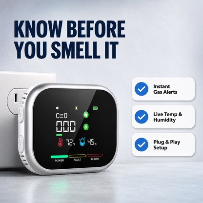 AirGuard 6-in-1 Home Safety Monitor